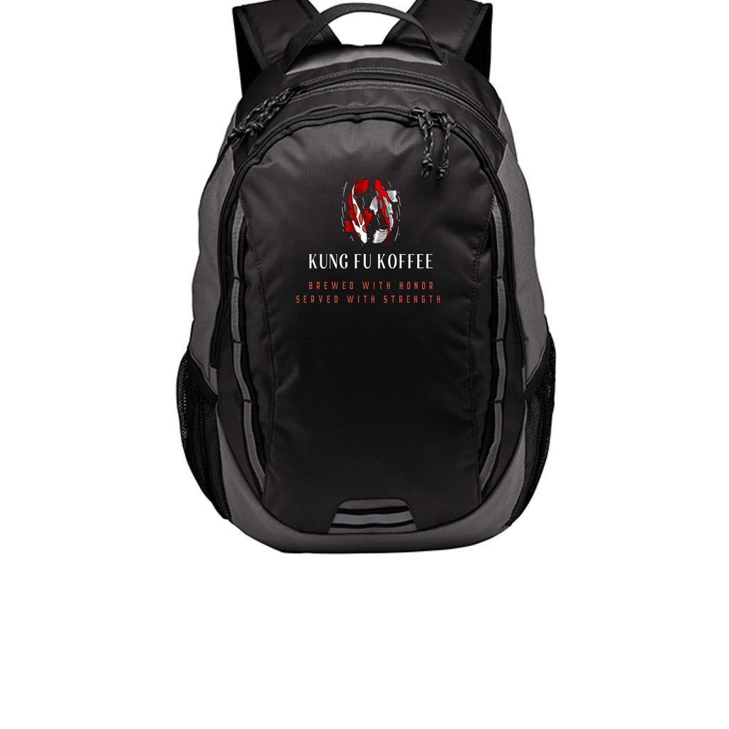 black stylish everyday backpack with laptop sleeve and ergonomic design